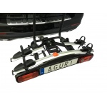 Platforma rowerowa AGURI (czarna) ACTIVE BIKE na 2 rowery z zamkami i szybkim montażem