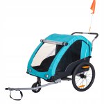Przyczepka rowerowa dla dzieci Profex Jogger   lampki gratis
